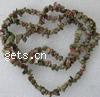 Unakit Perlen, Unakite, Bruchstück, Grade A, 8-10mm, Länge:32 , verkauft von Strang